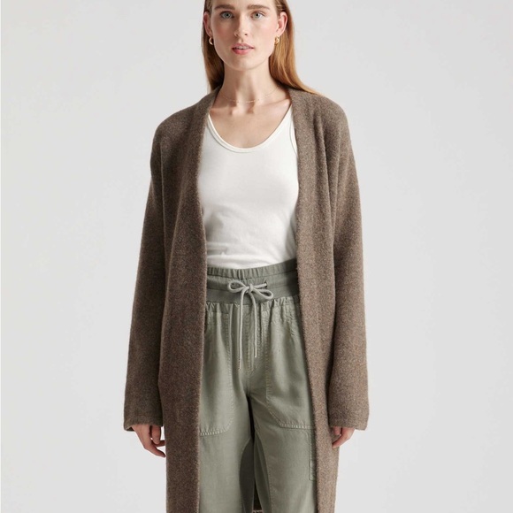 Quince Superfine Merino Wool Sweater Coat XL New With Tags - Picture 3 of 3